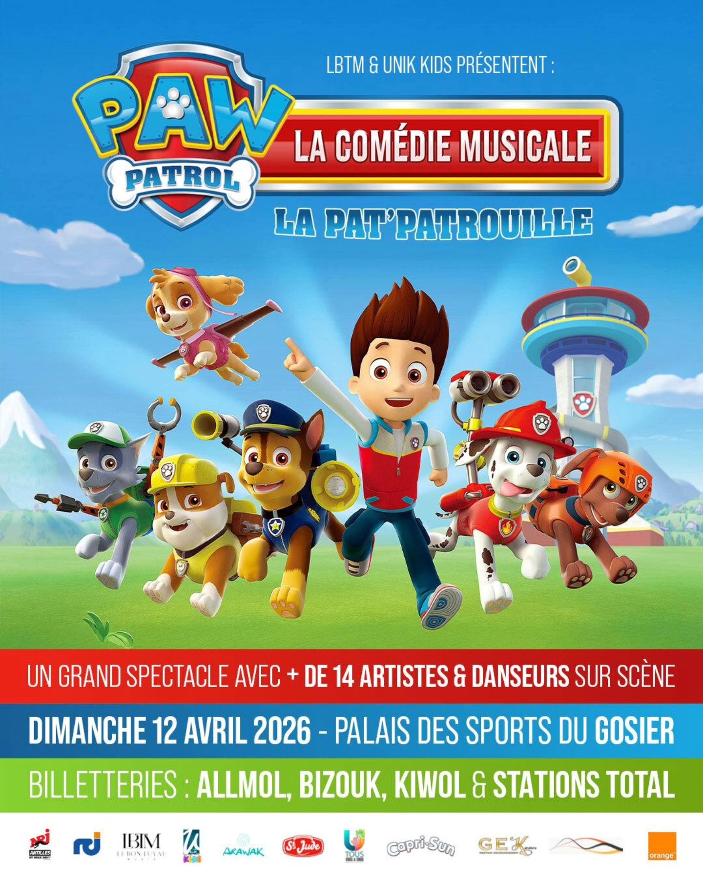 Alerte Événement : La Pat' Patrouille débarque en Guadeloupe !