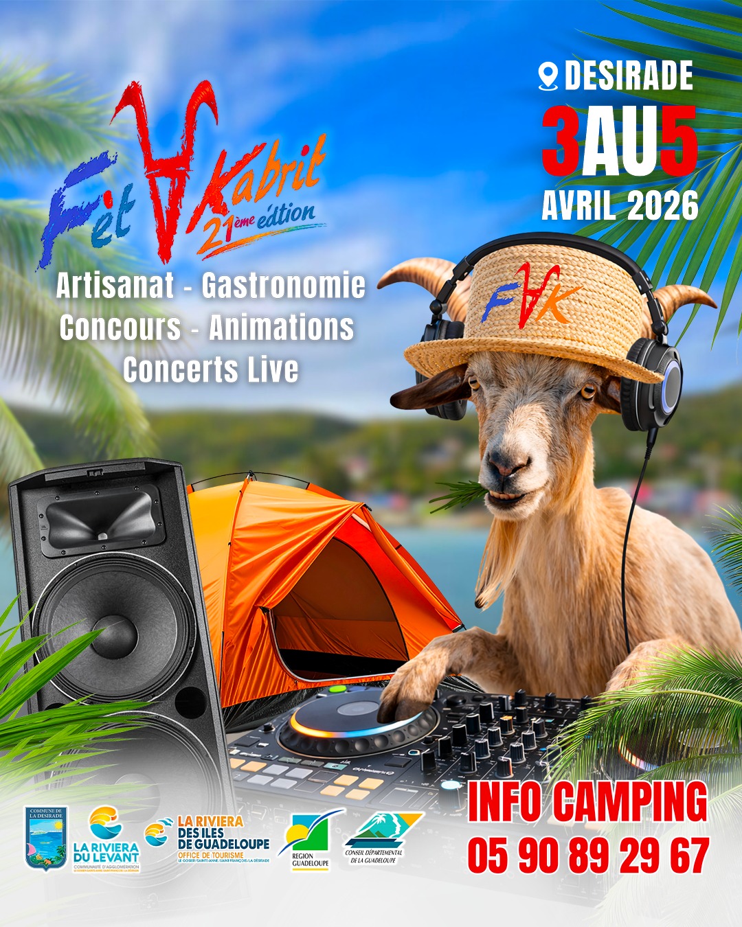 Fèt à Kabrit 2026 : Direction La Désirade !