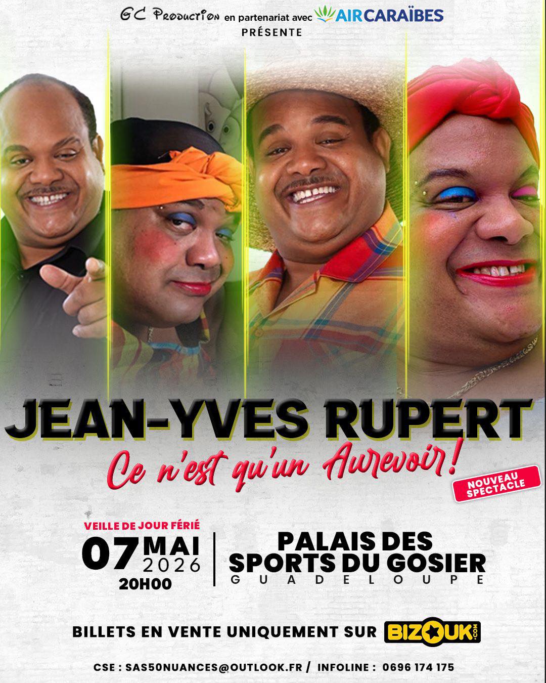 JEAN-YVES RUPERT : L'Ultime Spectacle au Gosier !
